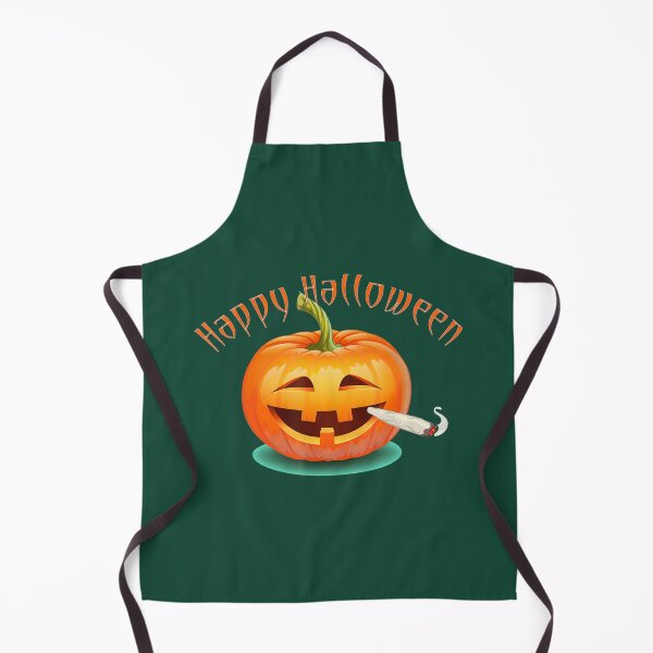 Item preview, Stoned Jack o' Lantern Smoking a Joint Happy Halloween designed and sold by cpdgrpxhg51.