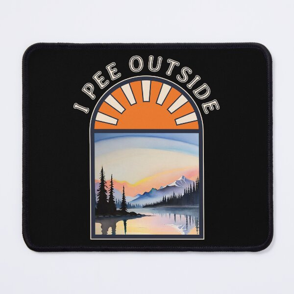 Item preview, I Pee Outside - Vintage Retro Funny Camping Slogan Hiking Outdoors Sayings Ver11 designed and sold by thecatcouch.