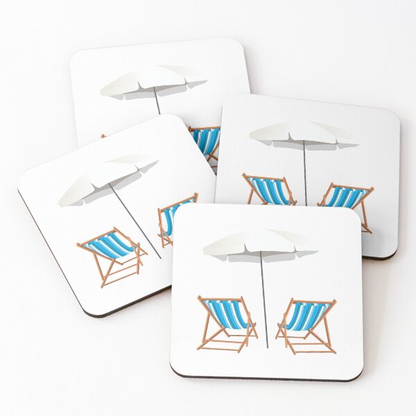 Item preview, Beach chairs with umbrella LOBW designed and sold by Digitally-Me.
