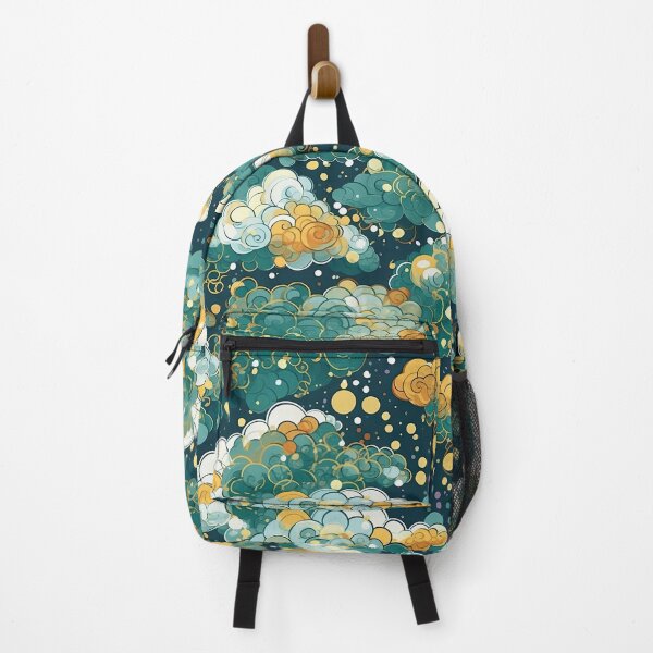 Item preview, Green & Gold Clouds designed and sold by Pedra Panda.
