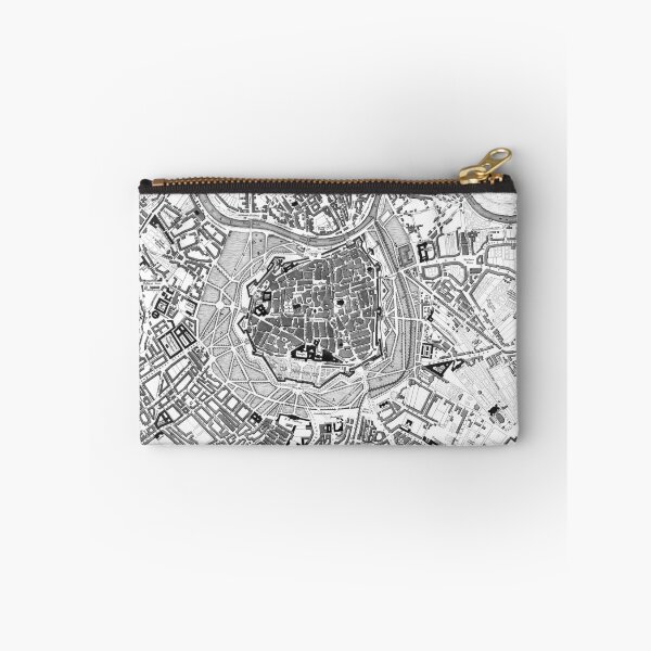 Item preview, Vintage Map of Vienna Austria (1833) BW designed and sold by BravuraMedia.