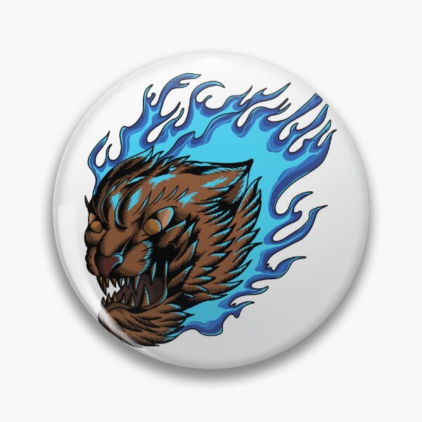 Item preview, Tiger fire blue designed and sold by 995dsgn.