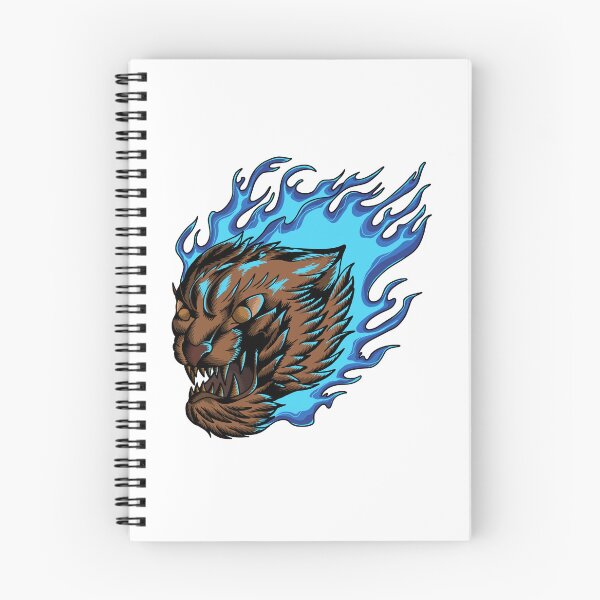 Item preview, Tiger fire blue designed and sold by 995dsgn.