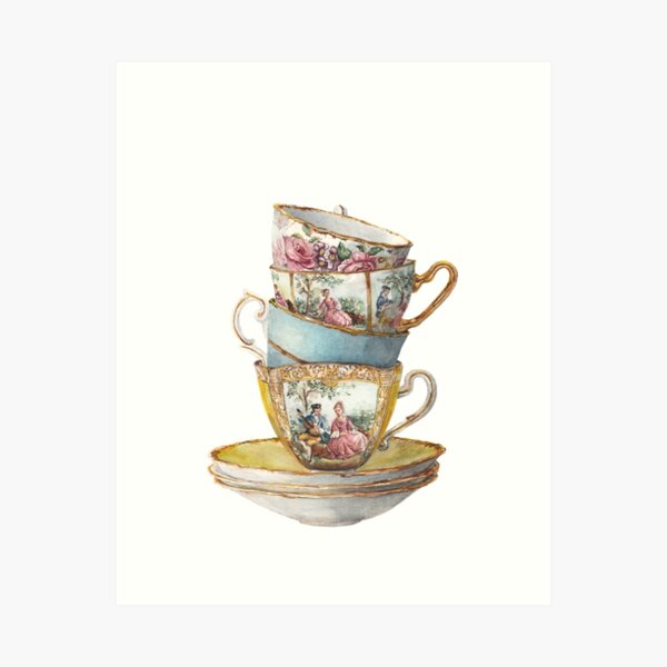 Item preview, Antique Romance watercolour painting by Paris Lomé designed and sold by Paris Lomé.
