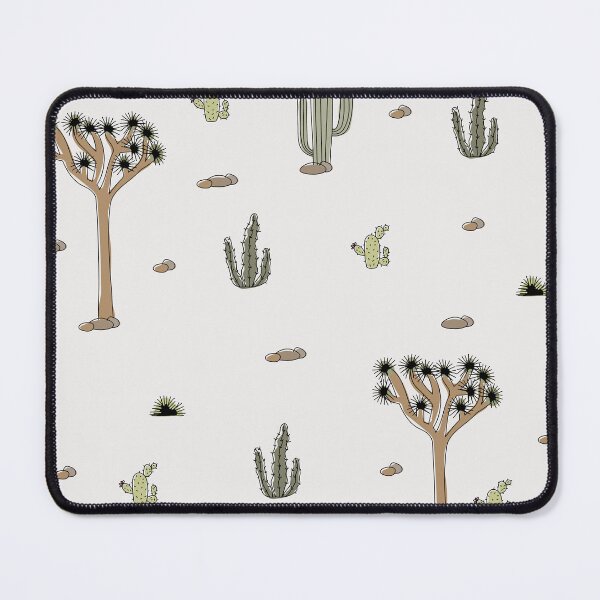 Item preview, tree, stones and different types of desert cacti designed and sold by WonderworkLI.