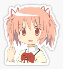 Madoka - Flipping Off Sticker