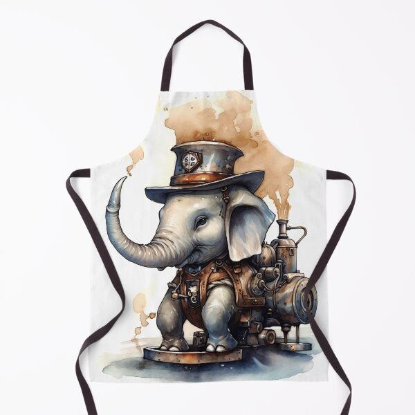 Artikelvorschau, Elefant Tier Clipart, Steampunk Tier, Mechanische Bestie Kunst, Uhrwerk Kreatur, Getriebe Tier, Dampf betrieben entworfen und verkauft von CoolorPainting.