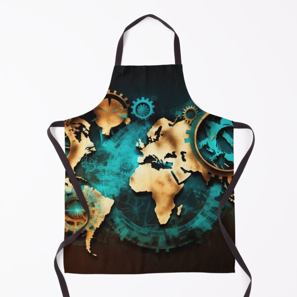 Item preview, World Map Under The Sea Texture designed and sold by Map4U.
