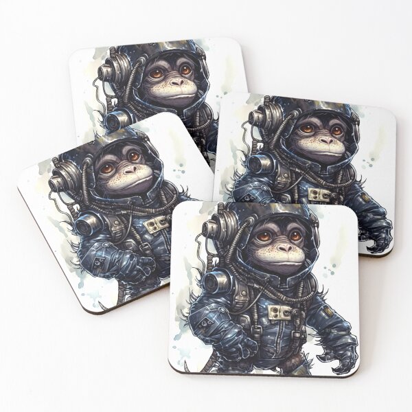 Item preview, Gorilla Animal Clipart, Steampunk Animal, Mechanical Beast Art, Clockwork Creature, Gear Animal, Steam Powered designed and sold by CoolorPainting.