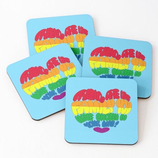 Item preview, Friends are like a family you chose in your life - gay designed and sold by LAHTheAntihero.