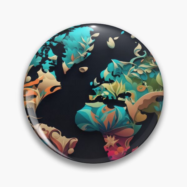 Item preview, World Map Windy and Peaceful designed and sold by Map4U.