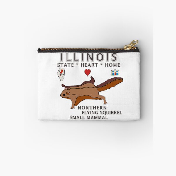 Item preview, Illinois - Northern Flying Squirrel - State, Heart, Home - small mammal designed and sold by Colleen Macomber.