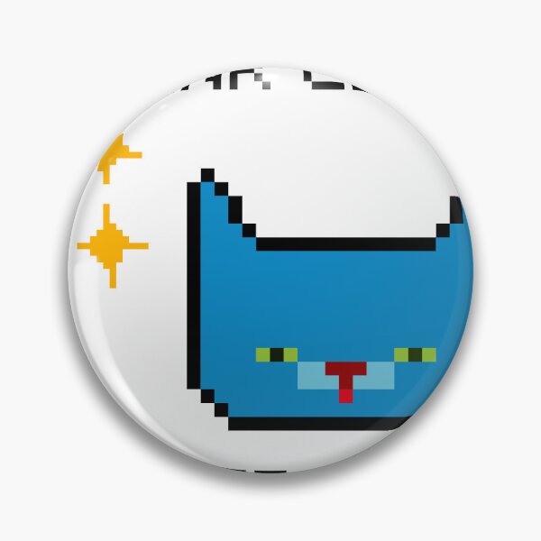 Item preview, Copy of THINK LESS, STUPID MORE BLUE CAT designed and sold by PeriwinkleStone.