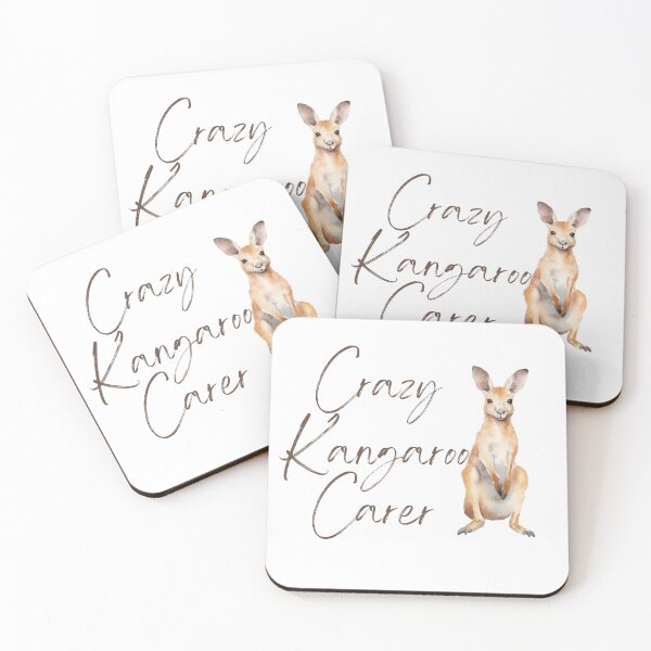 Item preview, Crazy Kangaroo Carer designed and sold by Kitty-Cactus.