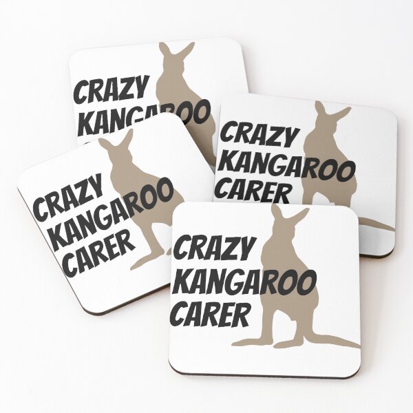 Item preview, Crazy Kangaroo Carer designed and sold by Kitty-Cactus.
