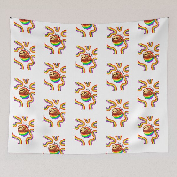 Item preview, Love Is Love, Love Sloth, Pride, LGBTIQIA designed and sold by ShopULove.