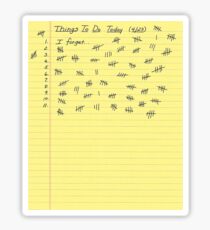 To Do List (Yellow) Sticker