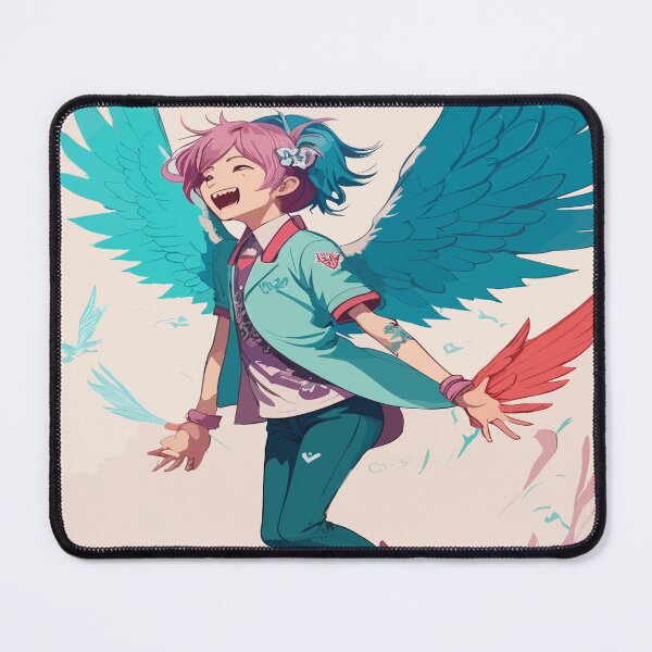 Item preview, Wings of Joy: Pastel Drawing Inspired by Hirohiko Araki designed and sold by AFUNARTZ.