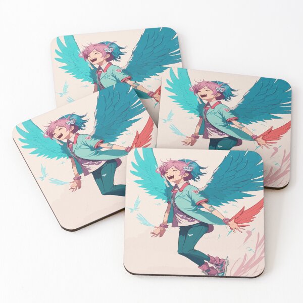 Item preview, Wings of Joy: Pastel Drawing Inspired by Hirohiko Araki designed and sold by AFUNARTZ.