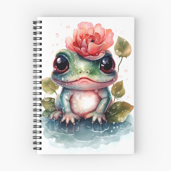 Item preview, Frog Animal Clipart, Forest Animal in Roses, Floral Fauna Art, Animal in Roses, Flower Beast, Wild in Bloom, Watercolor Art designed and sold by CoolorPainting.