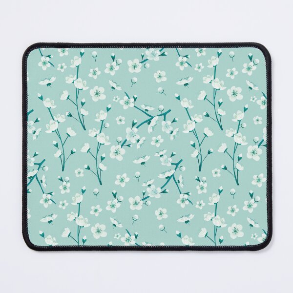 Item preview, Teal cherry blossom in garden designed and sold by Katbydesign.