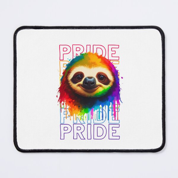 Item preview, Rainbow Love Sloth, LGBTIQIA, Pride designed and sold by ShopULove.