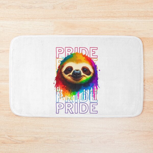 Item preview, Rainbow Love Sloth, LGBTIQIA, Pride designed and sold by ShopULove.