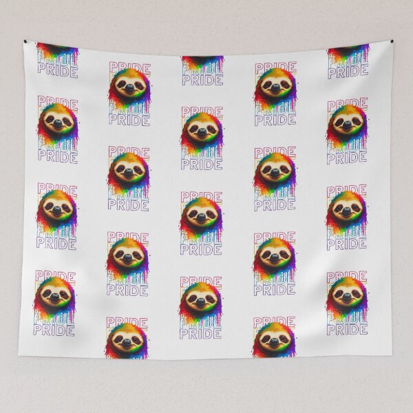 Item preview, Rainbow Love Sloth, LGBTIQIA, Pride designed and sold by ShopULove.