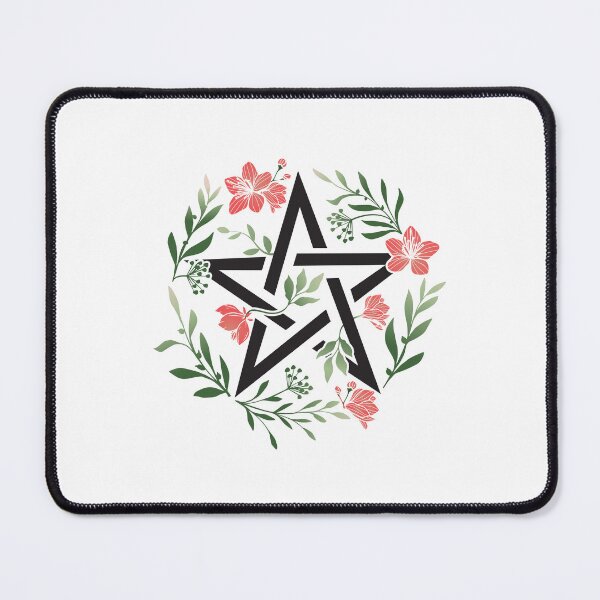 Item preview, Floral pentagram designed and sold by 397HOUSE Your happy time.