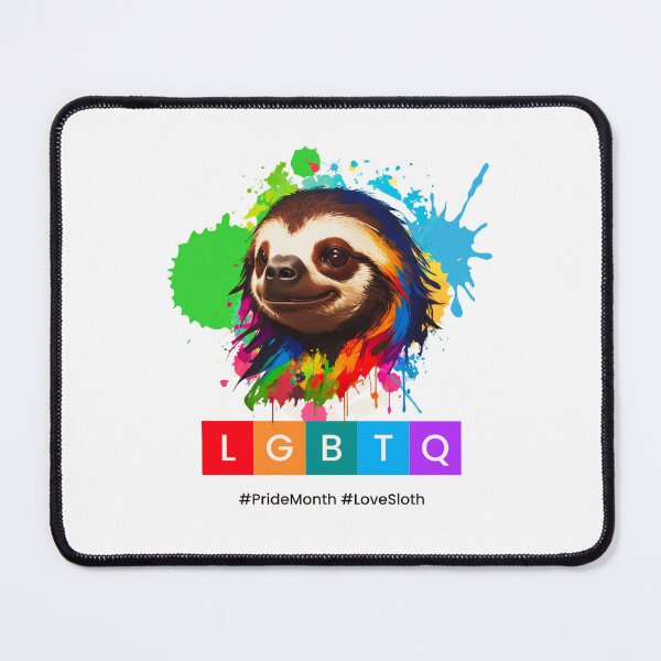 Item preview, Sloth Pride Month, LGBTIQIA designed and sold by ShopULove.