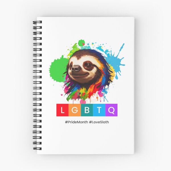 Item preview, Sloth Pride Month, LGBTIQIA designed and sold by ShopULove.