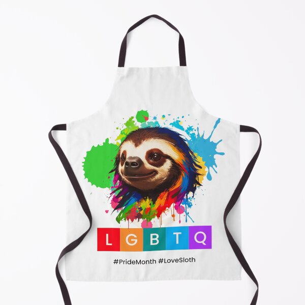 Item preview, Sloth Pride Month, LGBTIQIA designed and sold by ShopULove.
