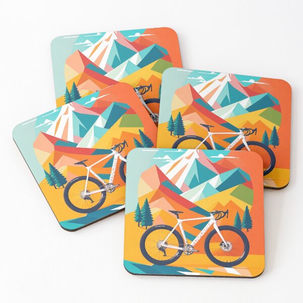 Item preview, abstract mountains bike designed and sold by ThoughtTrove.