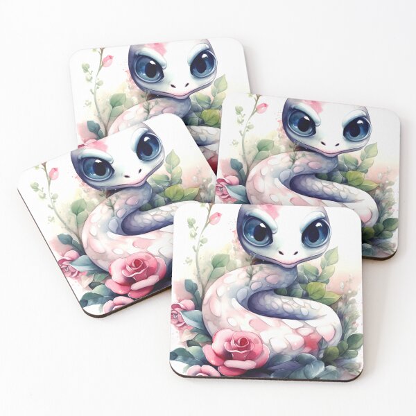 Item preview, Snake Animal Clipart, Forest Animal in Roses, Floral Fauna Art, Animal in Roses, Flower Beast, Wild in Bloom, Watercolor Art designed and sold by CoolorPainting.