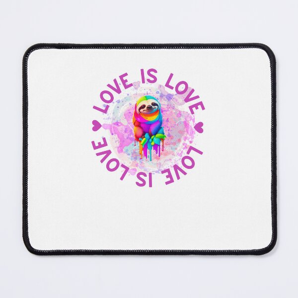 Item preview, Pride Sloth | Love is Love, LGBTIQIA designed and sold by ShopULove.