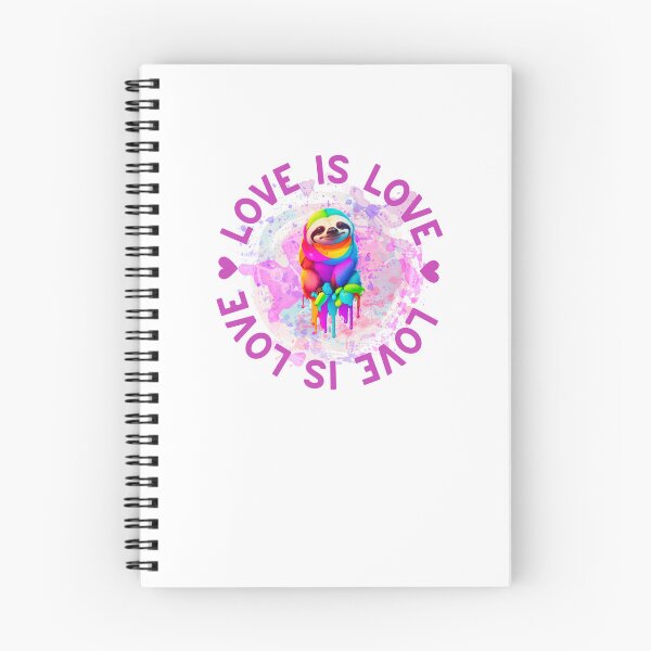 Item preview, Pride Sloth | Love is Love, LGBTIQIA designed and sold by ShopULove.