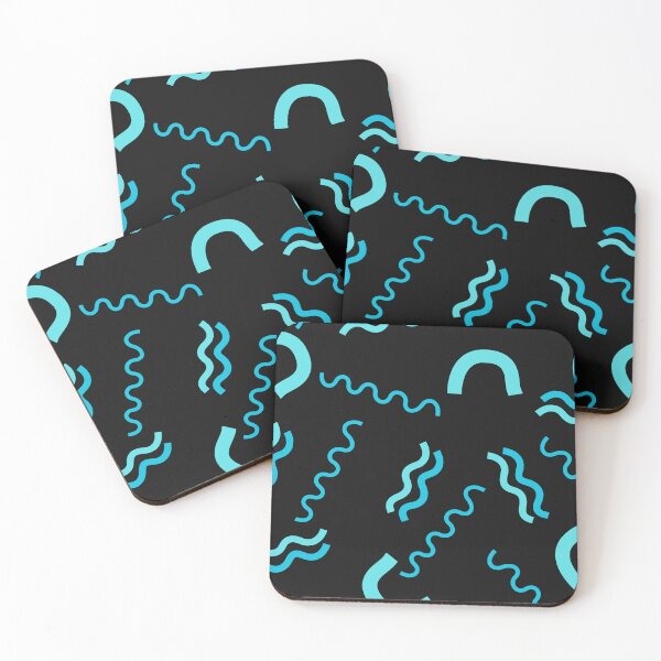 Item preview, Wavy  Lines Pattern Blue designed and sold by Cactus202.