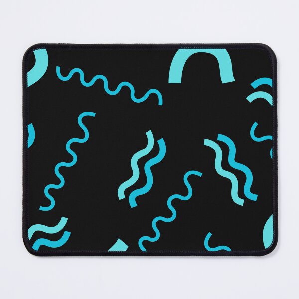 Item preview, Wavy  Lines Pattern Blue designed and sold by Cactus202.