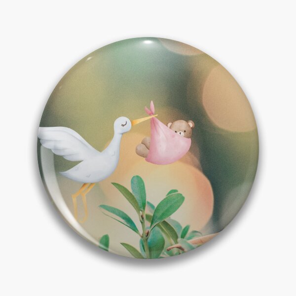 Item preview, The power animal - white stork designed and sold by ManifestYDreams.