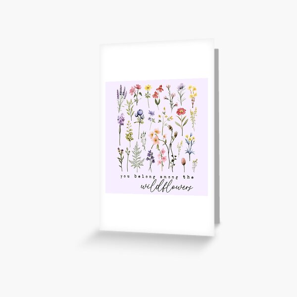 Item preview, You Belong Among The Wildflowers (Affirmation) designed and sold by Hope London.