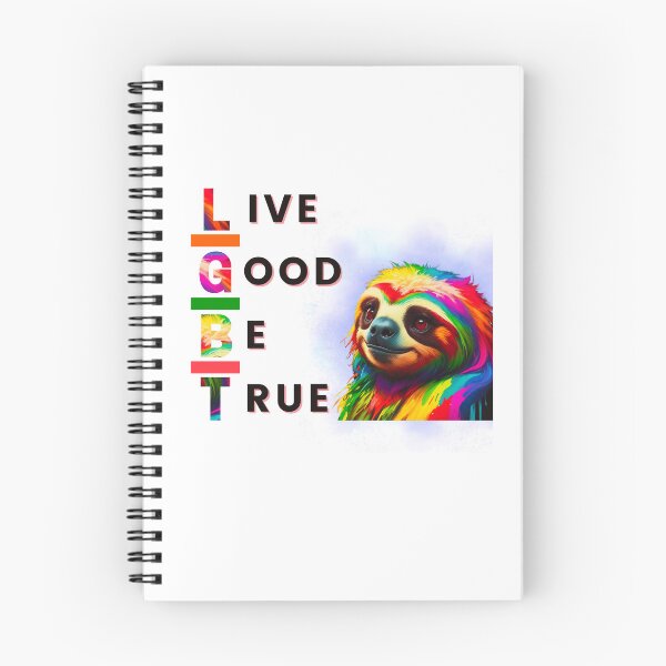 Item preview, Live Good Be True | Ragge Pride Sloth, LGBTQIA Pride designed and sold by ShopULove.