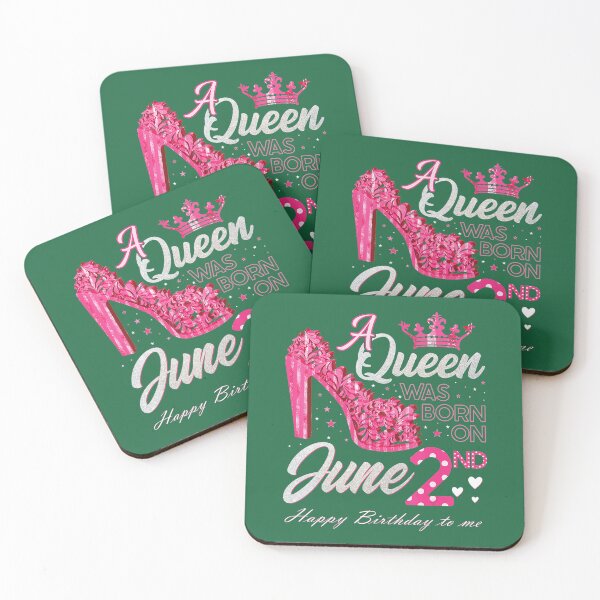Item preview, A Queen Was Born On June 2, June 2Nd Birthday High Heels  	 designed and sold by ywlcomxo55.