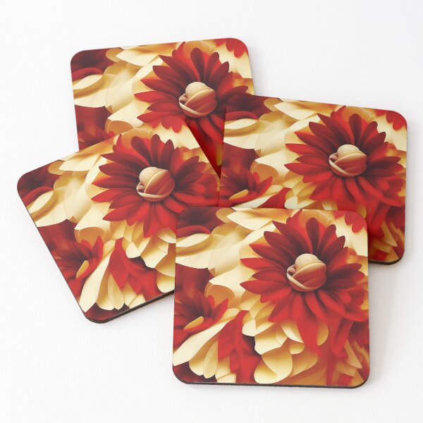 Item preview, Red and Yellow Floral Sculpture  designed and sold by Dana Roper.