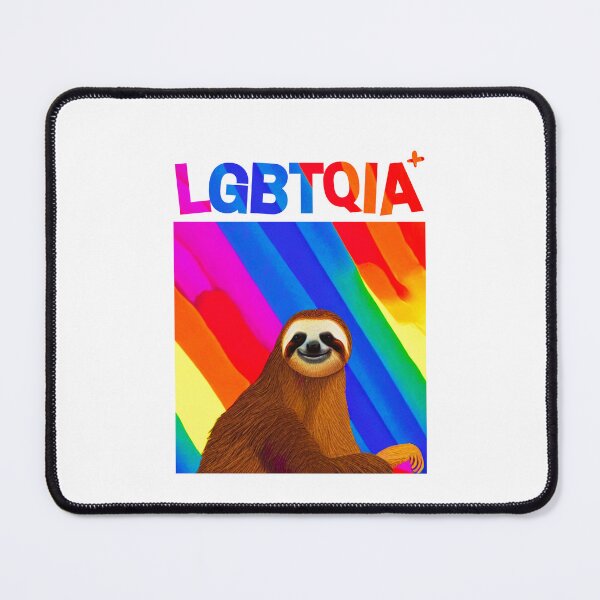 Item preview, Rainbow Sloth Pride Flag, LGBTQIA Pride designed and sold by ShopULove.