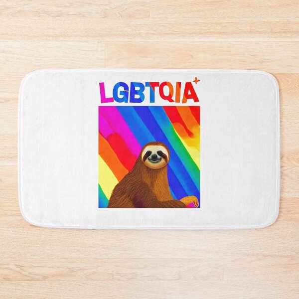 Item preview, Rainbow Sloth Pride Flag, LGBTQIA Pride designed and sold by ShopULove.