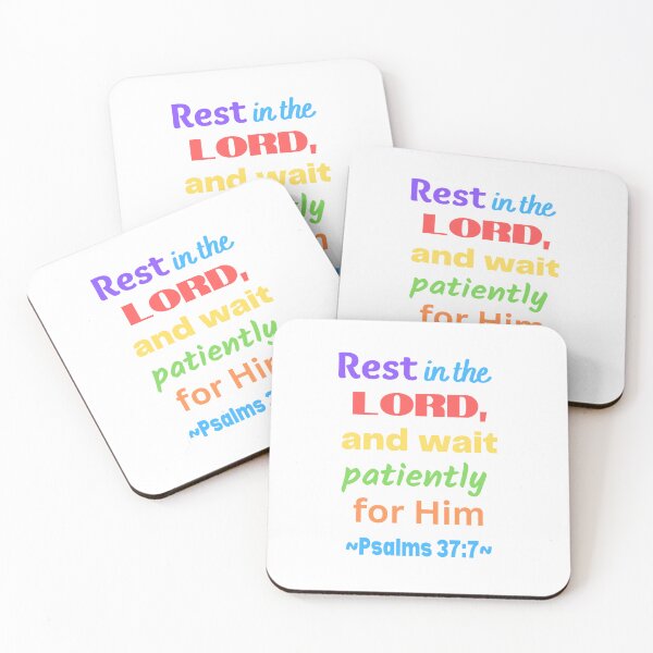 Item preview, REST IN THE LORD ~ Psalms 37:7 designed and sold by RhondaCGoins.