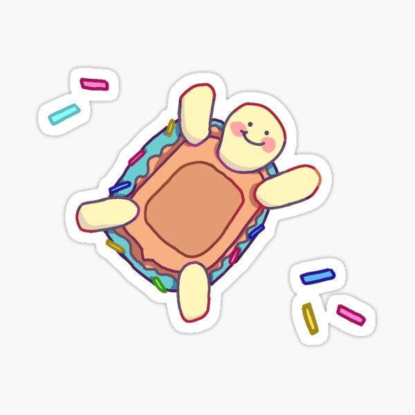 Item preview, Cake Turtle Jump! (with sprinkles confetti) designed and sold by Zasminz.
