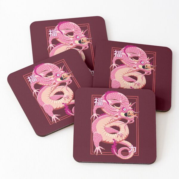 Aperçu de l'œuvre Dragon Oriental chinois de couleur rose créée et vendue par TMBTM.