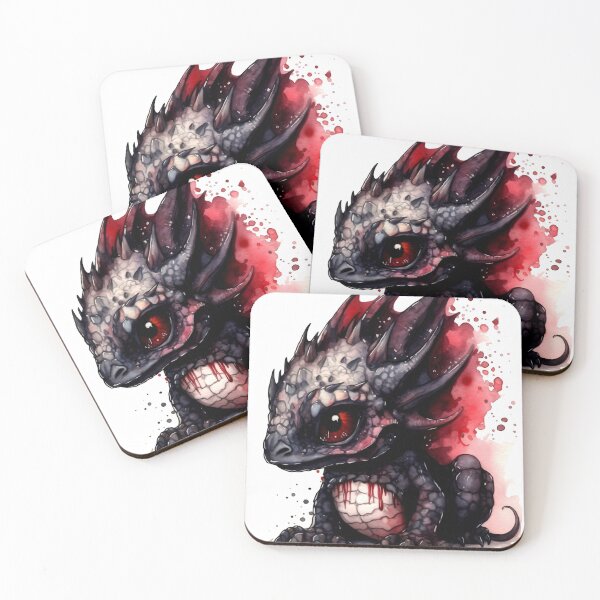 Item preview, Dark Dragon Clipart, Mythical Beast Icons, Fantasy Creature Art, Fearsome Fire-Breathing Monster Imagery, Epic Dragon designed and sold by CoolorPaint.