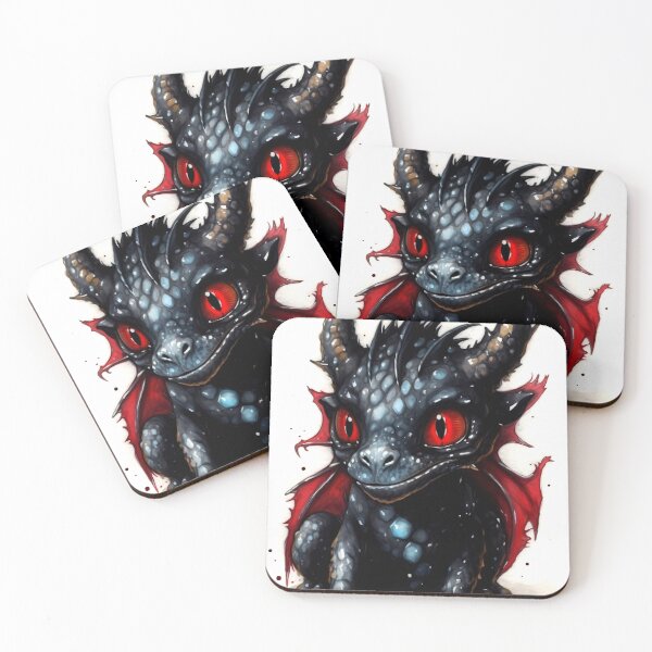 Item preview, Dark Dragon Clipart, Mythical Beast Icons, Fantasy Creature Art, Fearsome Fire-Breathing Monster Imagery, Epic Dragon designed and sold by CoolorPaint.